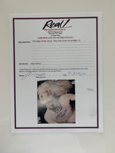 Edgar Winter signed The Only Come Out At Night album cover