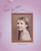 Ballerina Marta Becket signed theatrical potrait