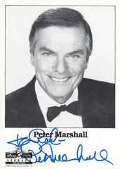 Peter Marshall signed photo