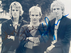 The Police signed photo