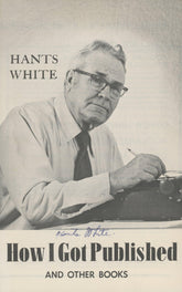 Author Hants White signed booklet