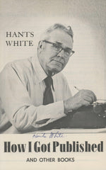 Author Hants White signed booklet