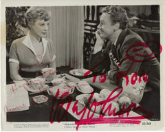 Remains To Be Seen Van Johnson and June Allyson (Spoiled Signature) Signed Photo