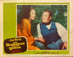 John Wayne, Sam Jaffe, and Eiko Ando "The Barbarian and the Geisha" original Lobby Card