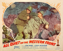 Lew Ayres and Louis Wolheim "All Quiet on the Western Front" Lobby Card