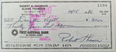 MLB star Bobby Thomson signed check