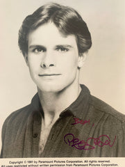 Newhart Peter Scolari singed photo