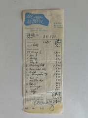 Desi Arnaz signed receipt
