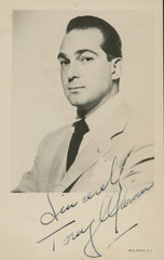 CBS Announcer Tony Marvin signed photo