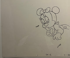 Disney Minnie Mouse sericel