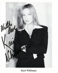 Playmate Kari Whitman signed photo