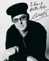 Drummer Anton Fig signed photo