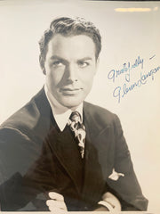 The Big Chase Glenn Langan signed photo