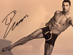 Cristiano Ronaldo signed photo