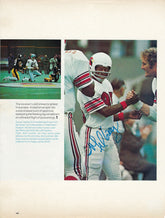 Mel Gray signed magazine photo