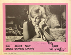 Kim Novak, James Garner, and Tony Randall "Boys' Night Out" original Lobby Card
