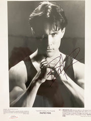 Rapid Fire Brandon Lee Signed Movie Photo - A.A.U Authenticated
