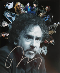 Beetlejuice Tim Burton signed photo