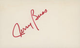 LA LAKERS NBA team owner Jerry Buss signature cut