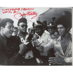 Enter The Dragon Jim Kelly original autographed photo - framed