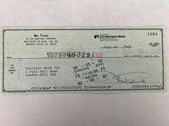 Mel Torme signed check
