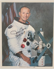 Skylab Astronaut Jerry Carr signed photo. GFA Authenticated