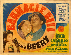 Wallace Beery and Marjorie Main "Barnacle Bill" original Lobby Card