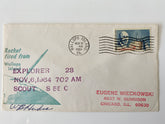 Explorer 23 Wallops Island 1964 Signed First Day Cover signed by W.B. Hudson