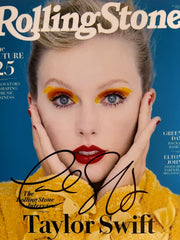 Taylor Swift signed Rolling Stone Magazine cover photo