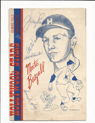 Vintage Hollywood Stars Gilmore Field Official Baseball Program