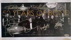 50 Years of Bond cast signed photo
