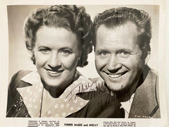 Fibber McGee and Molly signed photo