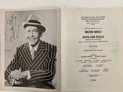 Milton Berle and Elizabeth Hansen Signed Performing Arts Magazine May 1980 Issue