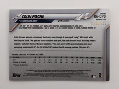 Colin Poche Signed Baseball Trading Card - Topps Chrome No. 19 of 499 2020