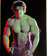 Incredible Hulk Lou Ferrigno signed photo