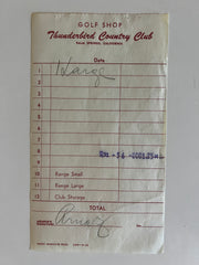 Desi Arnaz signed receipt