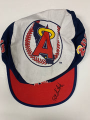 MLB Star Pat Listach signed Angels hat JSA