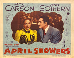 Jack Carson and Ann Sothern "April Showers" original Lobby Card