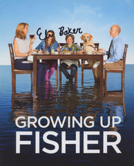 Growing Up Fisher Eli Baker signed mini poster
