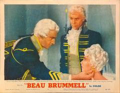 Stewart Granger and Elizabeth Taylor "Beau Brummell" original Lobby Card