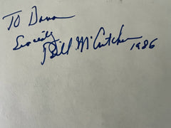 Bill McCutcheon autograph