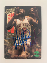 Willis Reed signed basketball card - Sports card