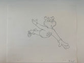 Super Sugar Crisp cereal bear original ad sketch designed by Robert "Bob" Irwin
