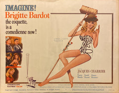 Brigitte Bardot "Babette Goes to War" original Lobby Card