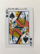 Carla Laemmle signed queen of spades playing card