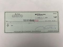 Mel Torme signed check