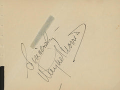Paths of Glory Wayne Morris signature cut