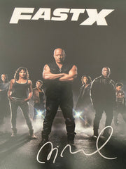 Fast X Vin Diesel signed movie photo