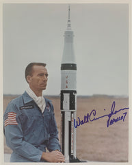 Walt Cunningham signed Apollo 7 photo