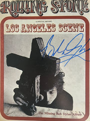 Bob Dylan signed photo